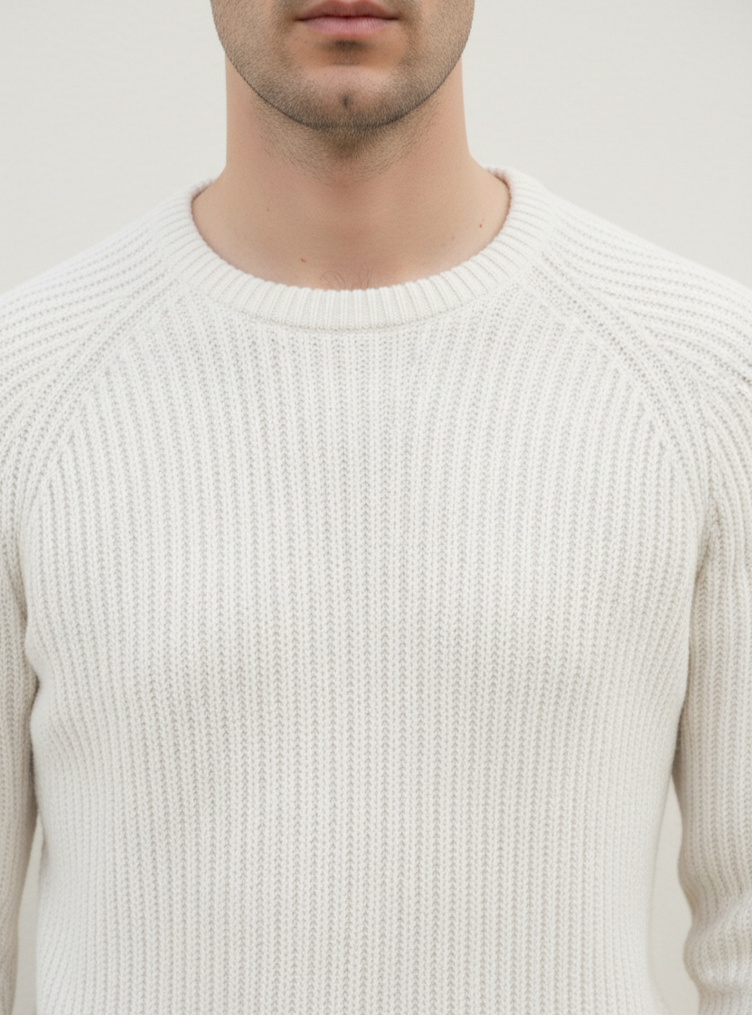 Knitted Crew-Neck Sweaters