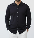Boucle Collared Button Up Shirts