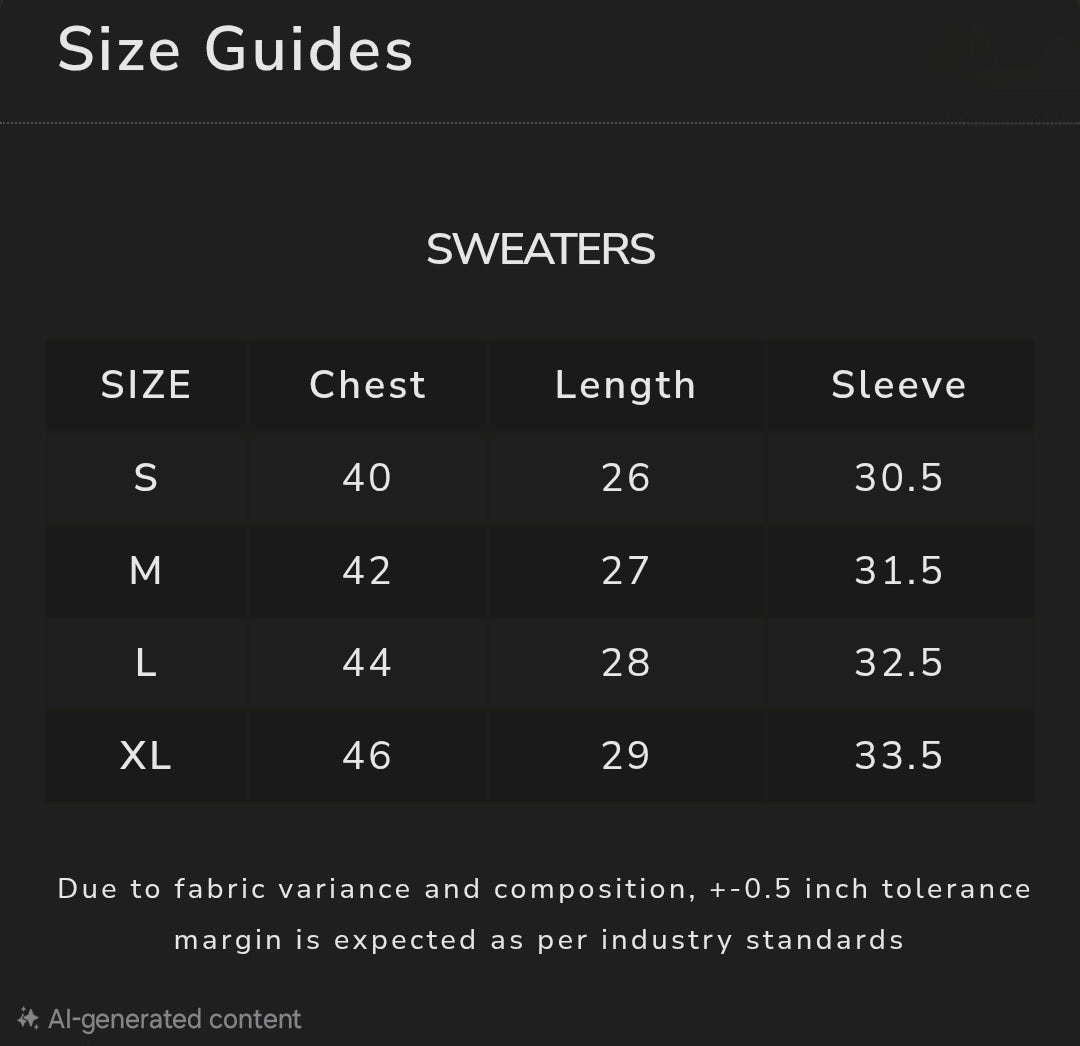 Cream Knitted Crew-Neck Sweaters